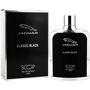 ادو پرفیوم جگوار کلاسیک بلک از برند اسکوپ (Scoop Jaguar Classic Black EDP 100ml) جگوار بلک اسکوپ